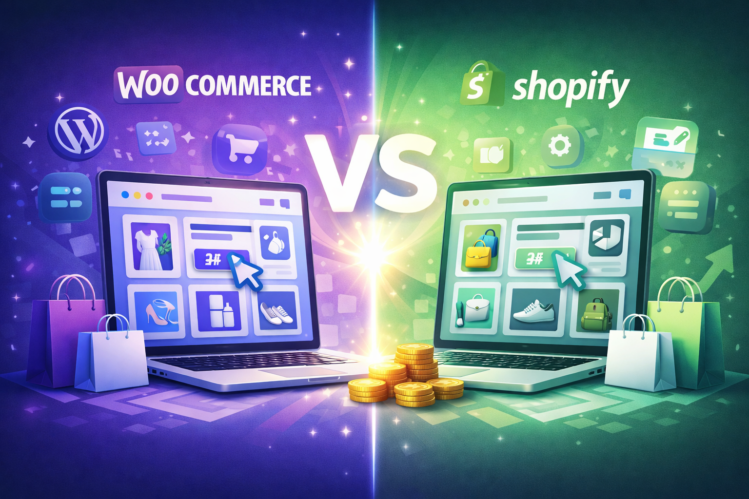 WooCommerce או Shopify